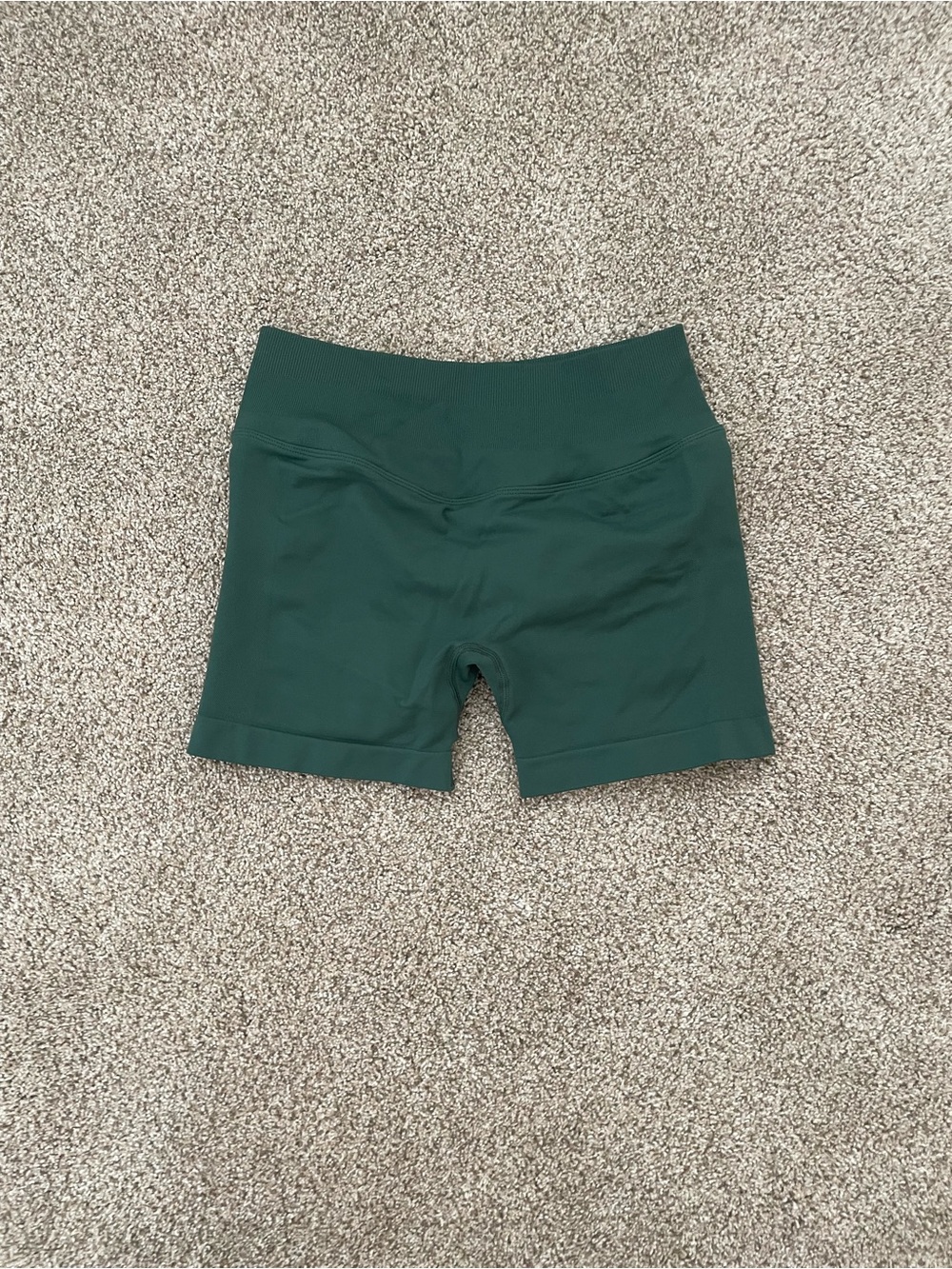 Women’s High-Rise Dark Green Active Shorts